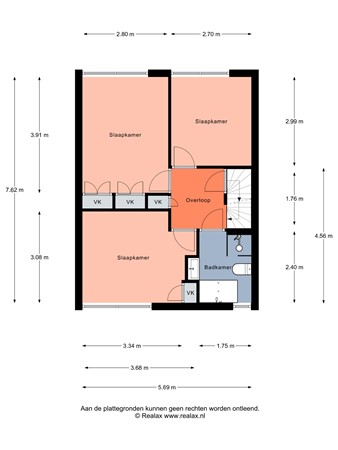 Floorplan - Meerkoet 25, 3752 ZC Bunschoten-Spakenburg